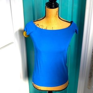 Massimo Dutti blue top sz M